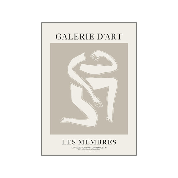 Galerie d'art Les Membres — Art print by Nordd Studio from Poster & Frame