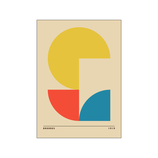 The colors of Bauhaus — Art print by Nordd Studio from Poster & Frame