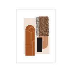 Beige Brown — Art print by Nordic Creator from Poster & Frame