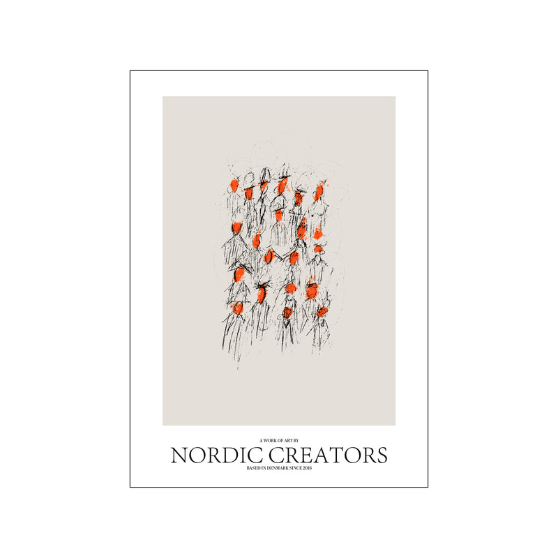 The People — Art print by Nordic Creator from Poster & Frame