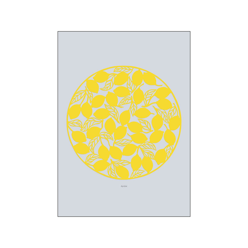 Lemons 01 — Art print by Nordic Papercuts from Poster & Frame