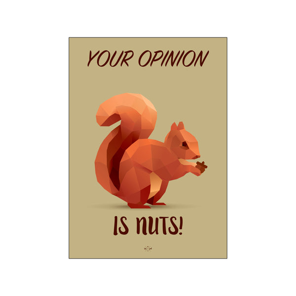Nuts — Art print by Citatplakat from Poster & Frame