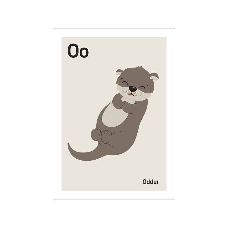 O — Art print by Stay Cute from Poster & Frame