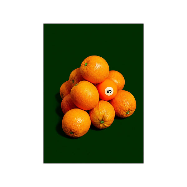 Odd orange out — Art print by Supermercat from Poster & Frame