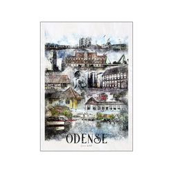 Odense — Art print by Simon Holst from Poster & Frame