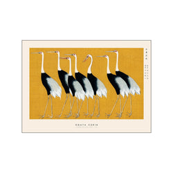 Ogata Korin - Japanese red crown crane — Art print by Japandi x PSTR Studio from Poster & Frame