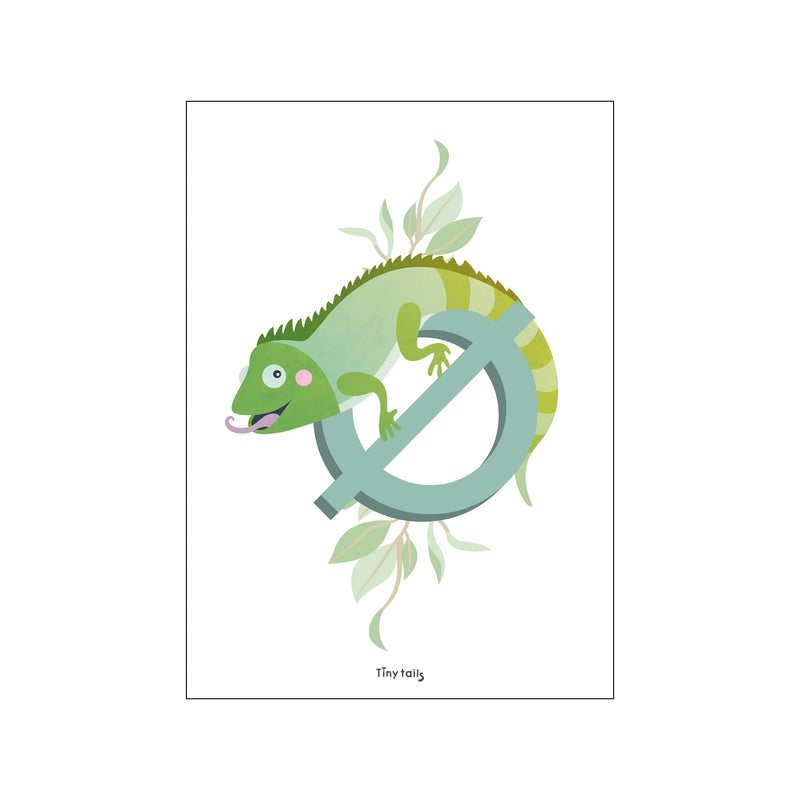 Ø for Øgle — Art print by Tiny Tails from Poster & Frame