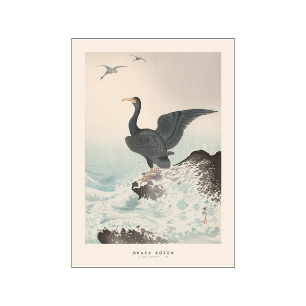 Ohara Koson - Japanese Cormorant — Art print by Japandi x PSTR Studio from Poster & Frame
