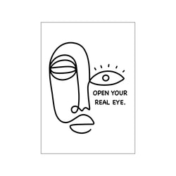 Open your real eye — Art print by Shatha Al Dafai from Poster & Frame