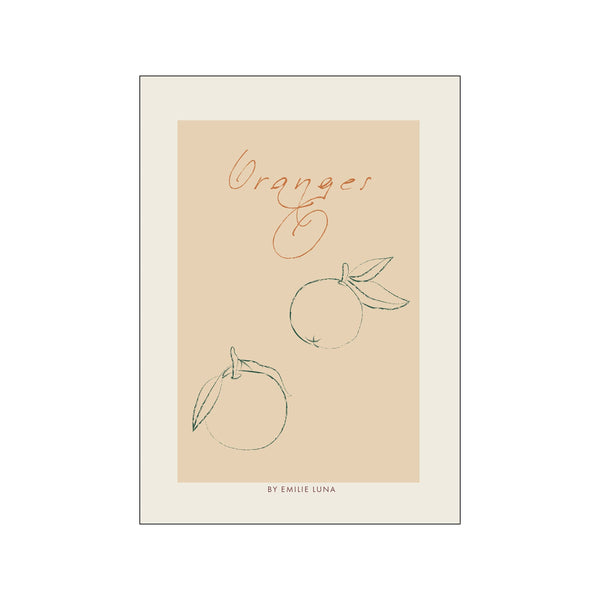 Oranges 01 — Art print by Emilie Luna from Poster & Frame