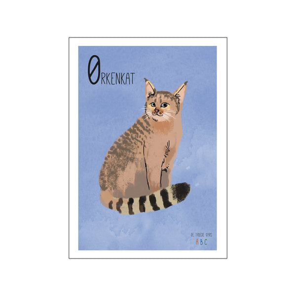 Ørkenkat — Art print by Line Malling Schmidt from Poster & Frame