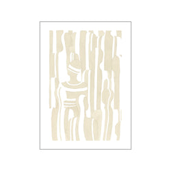 Out of line — Beige — Art print by Different Studio from Poster & Frame