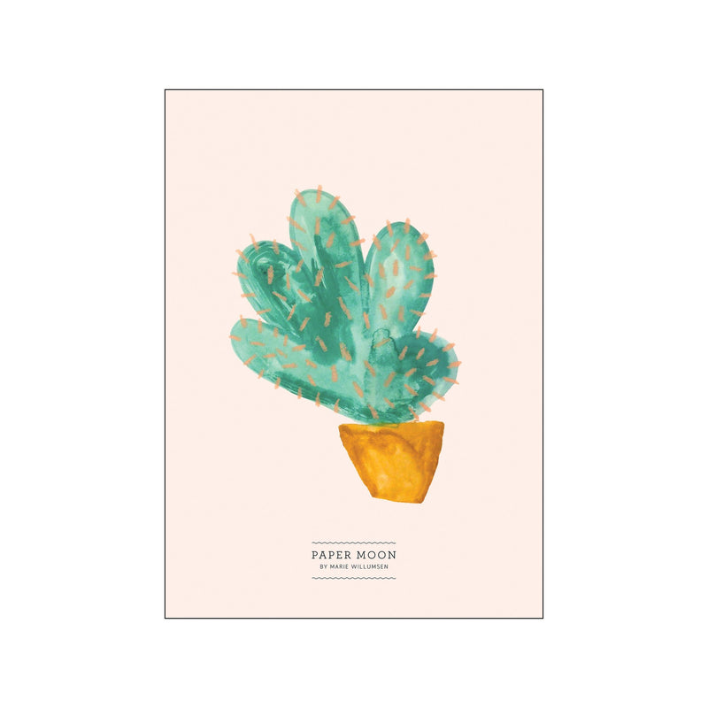Paper Moon - Cactus — Art print by Marie Willumsen from Poster & Frame