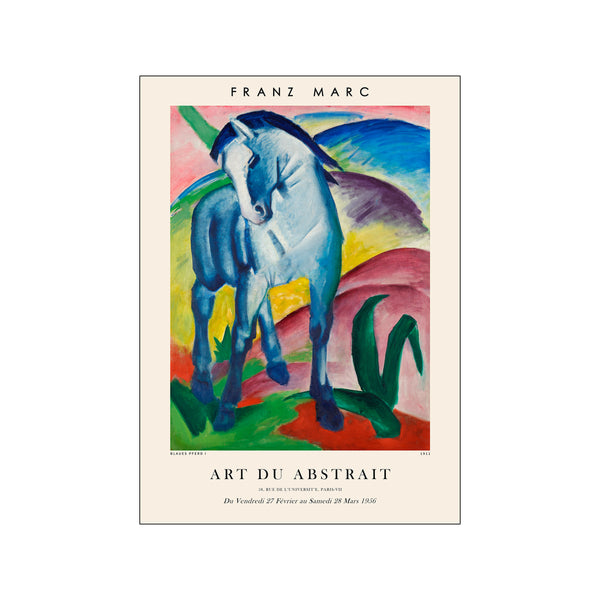Franz Marc - Blaues Pferd I — Art print by PSTR Studio from Poster & Frame