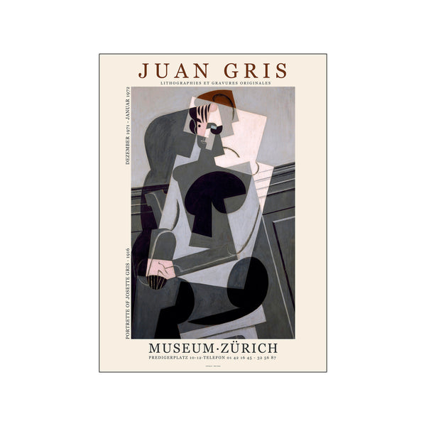 Juan Gris - Portrait of Josette Gris — Art print by PSTR Studio from Poster & Frame
