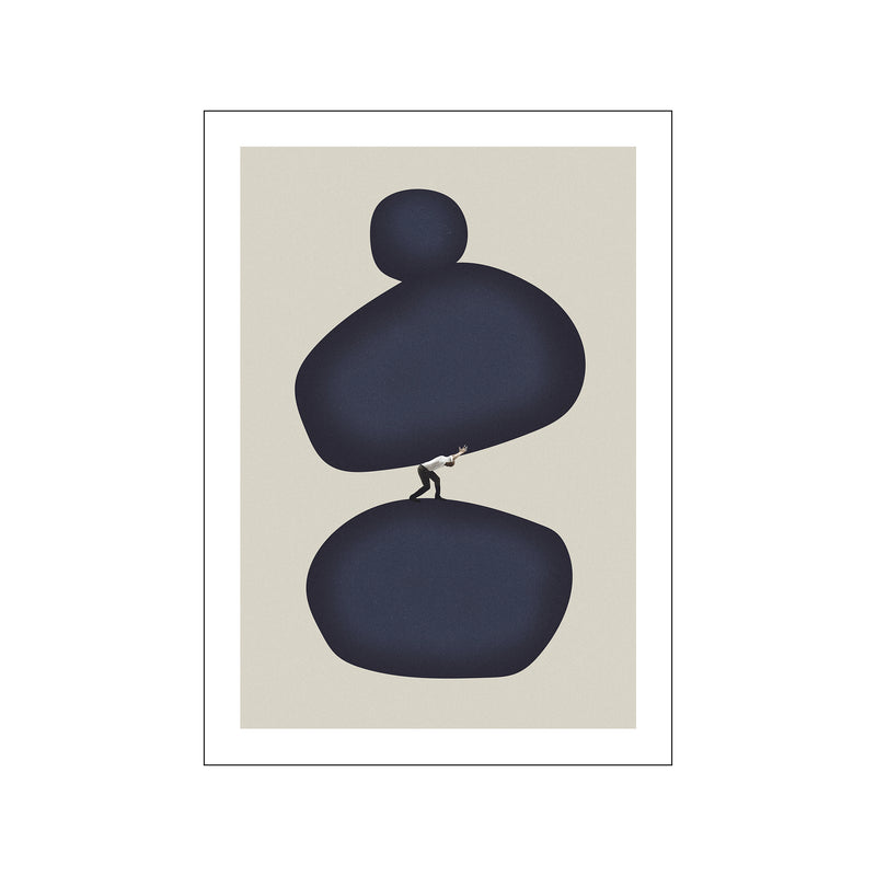 Maarten Léon - Weight on my shoulders — Art print by PSTR Studio from Poster & Frame