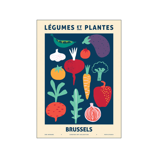 Zoe - Légumes et Plantes - Brussels — Art print by PSTR Studio from Poster & Frame