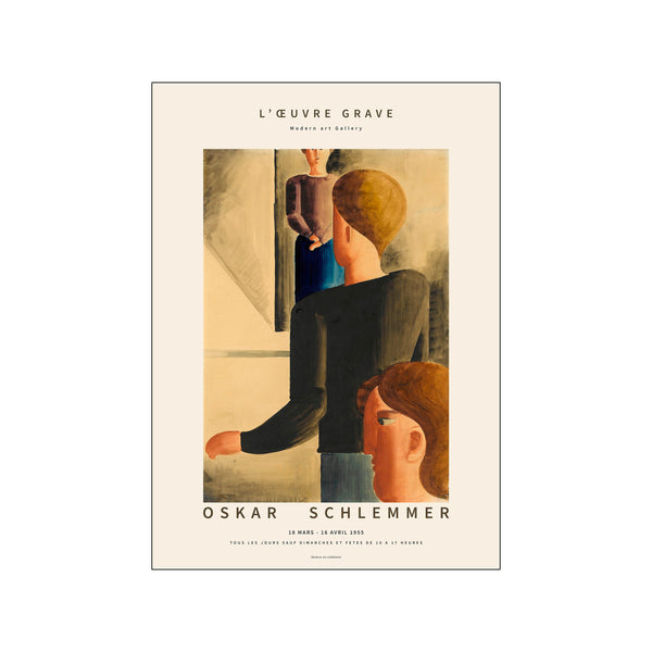 Oskar Schlemmer - Modern art Gallery — Art print by PSTR Studio from Poster & Frame