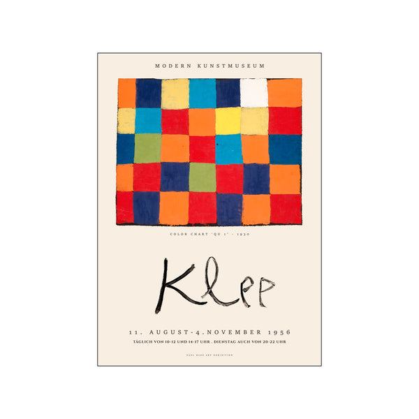Paul Klee - Color Chart — Art print by PSTR Studio from Poster & Frame