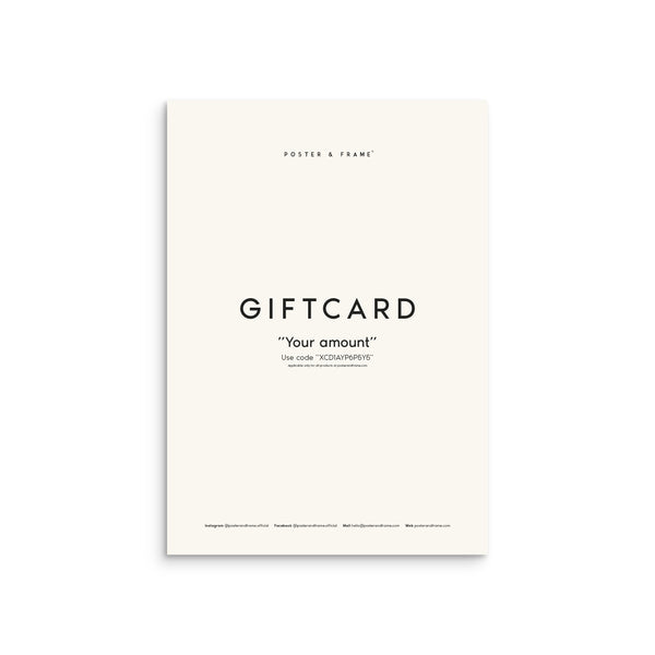 Giftcard — Print yourself (-10%)