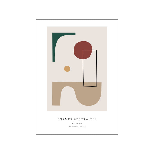 Dessin No. 3 — Art print by Gustav Lautrup from Poster & Frame