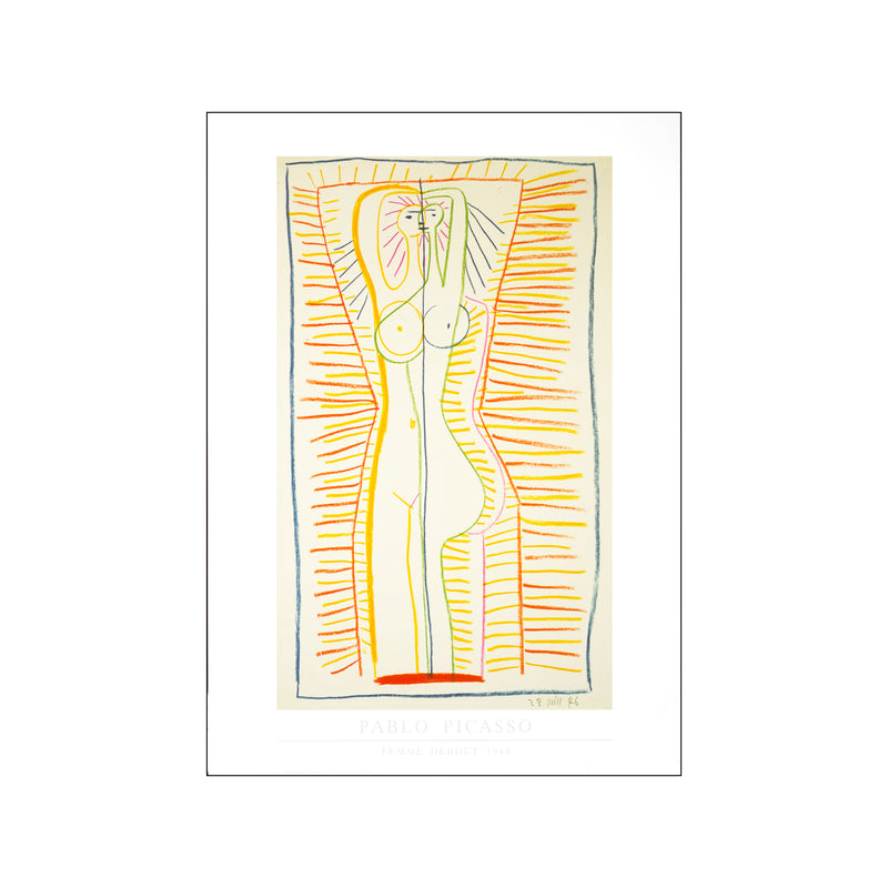 Femme Debout — Art print by Picasso from Poster & Frame
