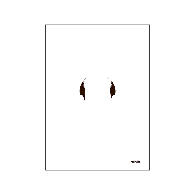 Pablo - White — Art print by Mugstars CO from Poster & Frame