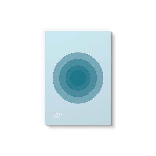 Circles Blue - Art Card