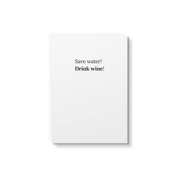 Save Water - Art Card