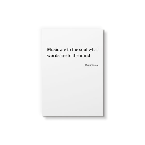 Music are the soul - Art Card