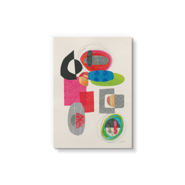 Geometric Collage - Art Card