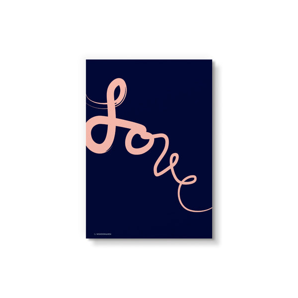 Love Navy - Art Card