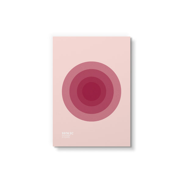 Circles Red - Art Card