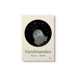 Vandmanden - Blå - Art Card
