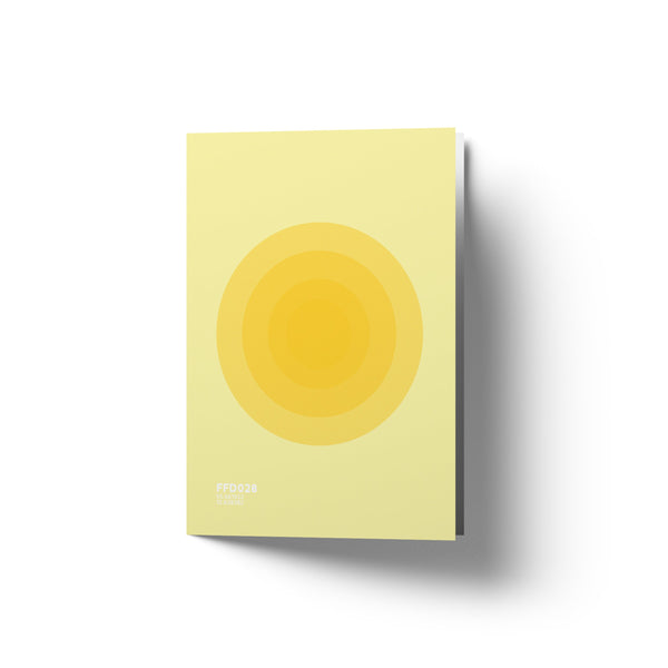 Circles Yellow - Art Card