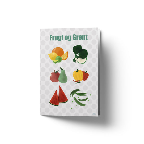 Frugt og grønt - Art Card