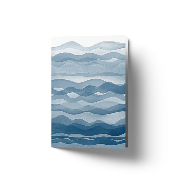 Blue waves - Art Card