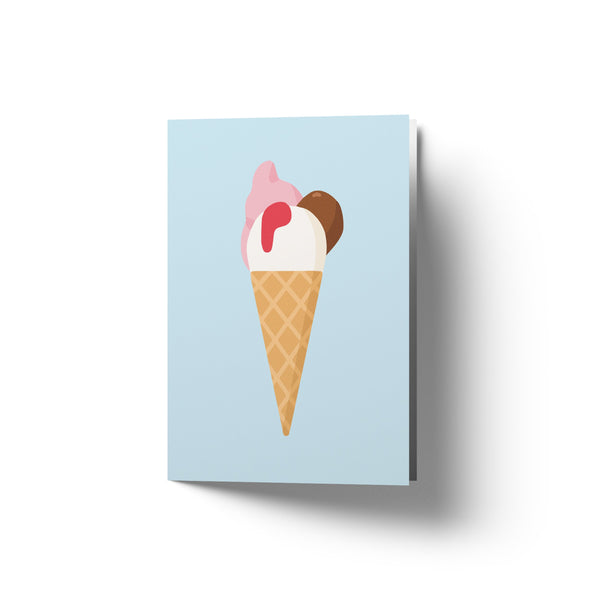 Ice cream cone - Art Card