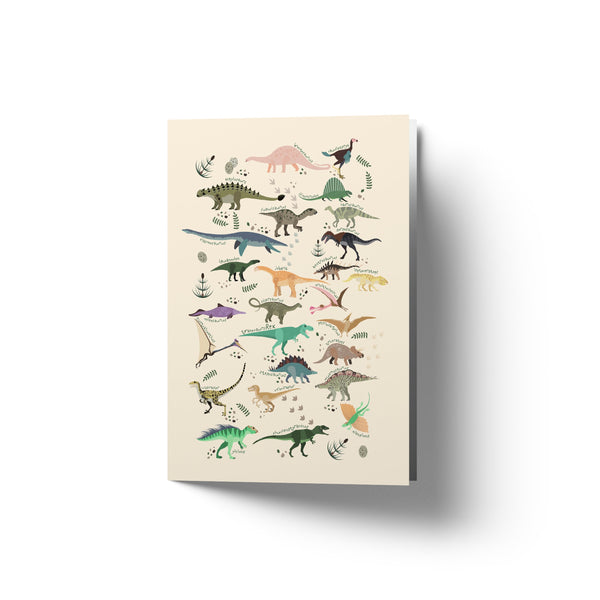 Dinosaurer Børneplakat - Art Card