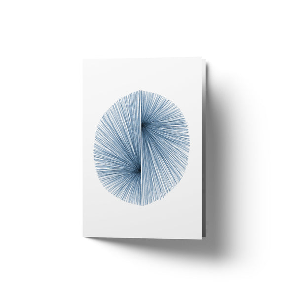 Blue strokes - Art Card