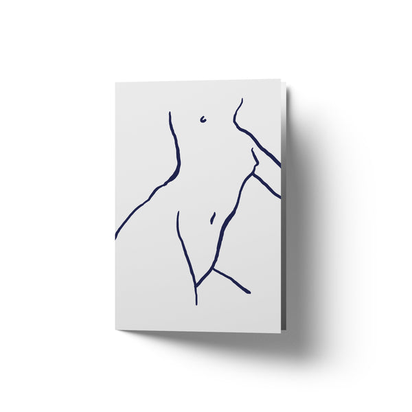Blue Sketch - Art Card
