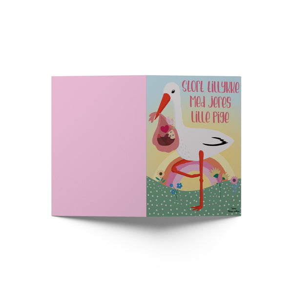 Lys Baby Pige - Art Card