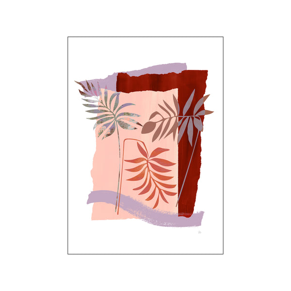 Palm leaf trio — Art print by Violets Print House from Poster & Frame