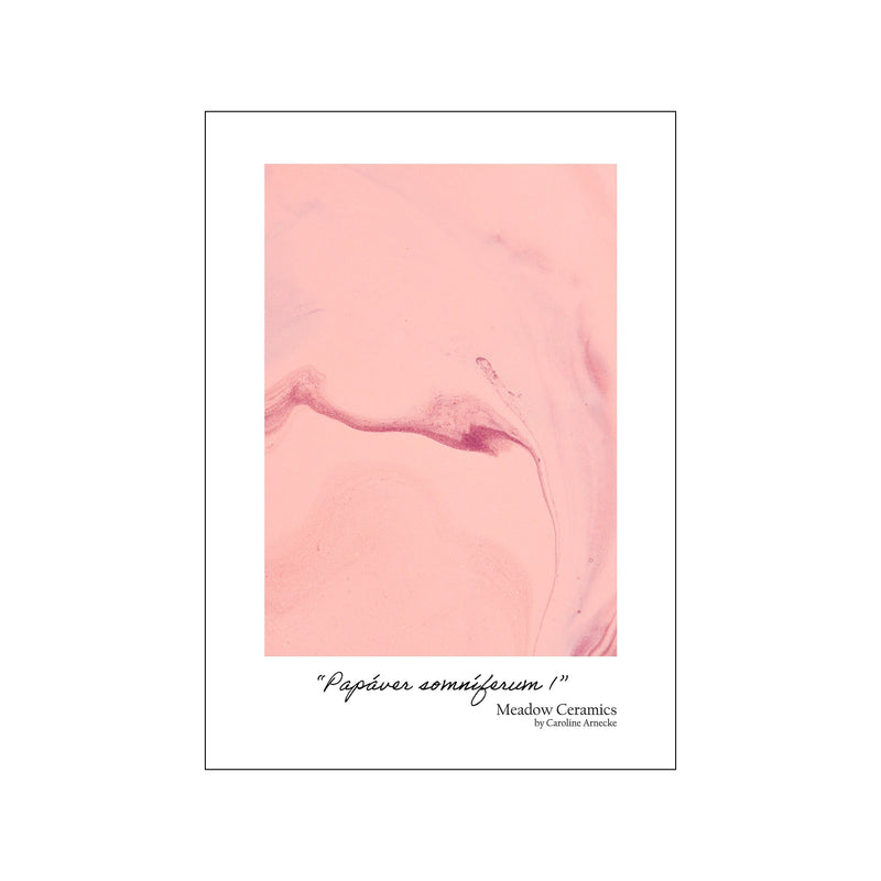 Papáver somníferum I — Art print by Meadow Ceramics from Poster & Frame