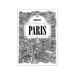 Paris — Art print by Benjamin Noir from Poster & Frame