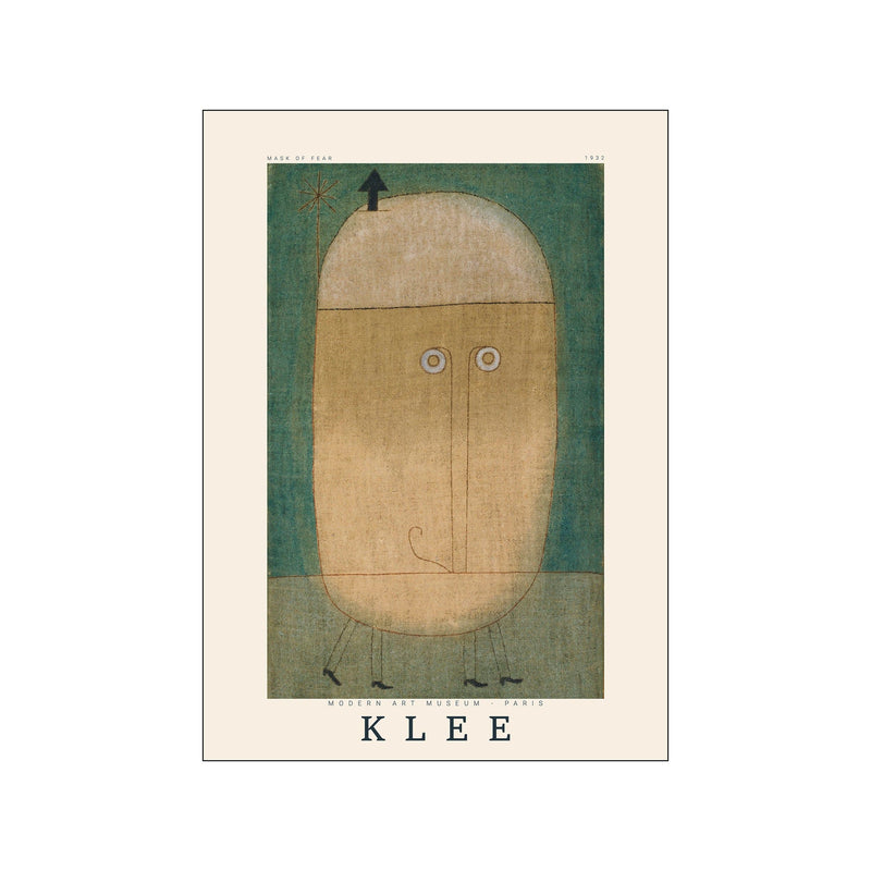 Paul Klee - Mask of fear — Art print by Paul Klee x PSTR Studio from Poster & Frame