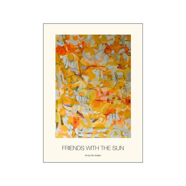 Friends with the sun — Art print by Per Anders from Poster & Frame