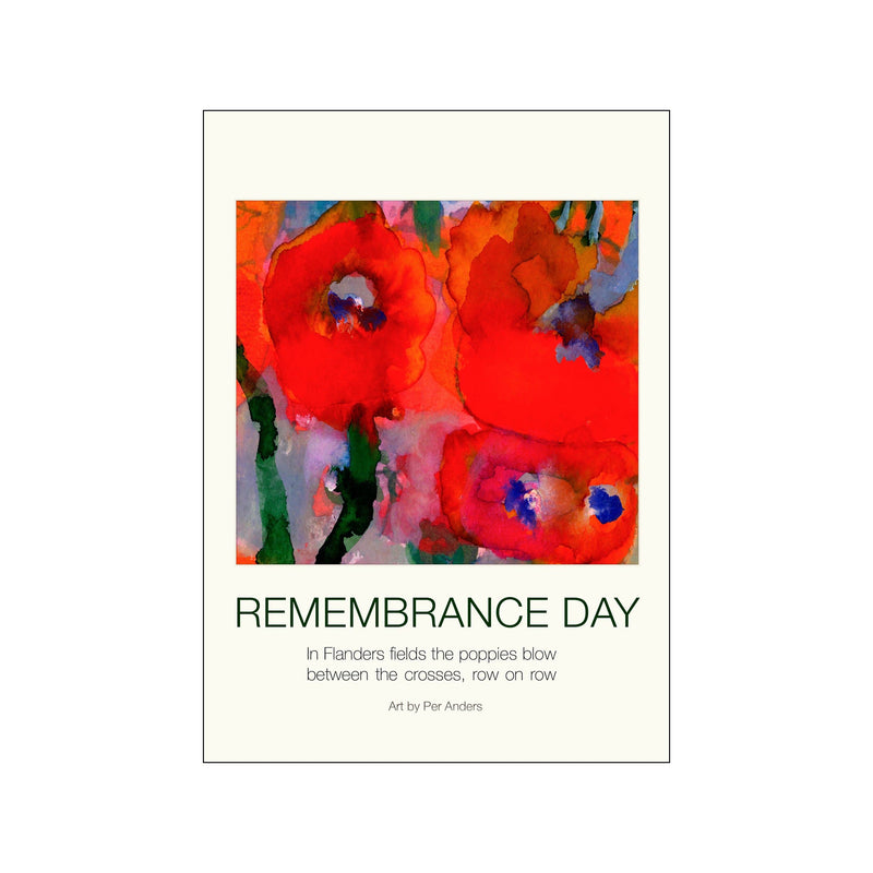 Remembrance Day — Art print by Per Anders from Poster & Frame
