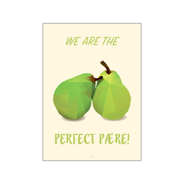 Perfect pære — Art print by Citatplakat from Poster & Frame