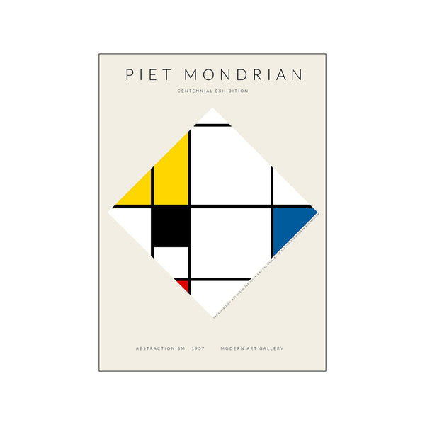 Piet Mondriaan - Art Exhibition — Art print by Piet Mondriaan x PSTR Studio from Poster & Frame